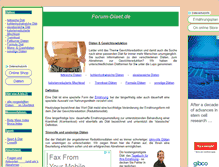 Tablet Screenshot of forum-diaet.de